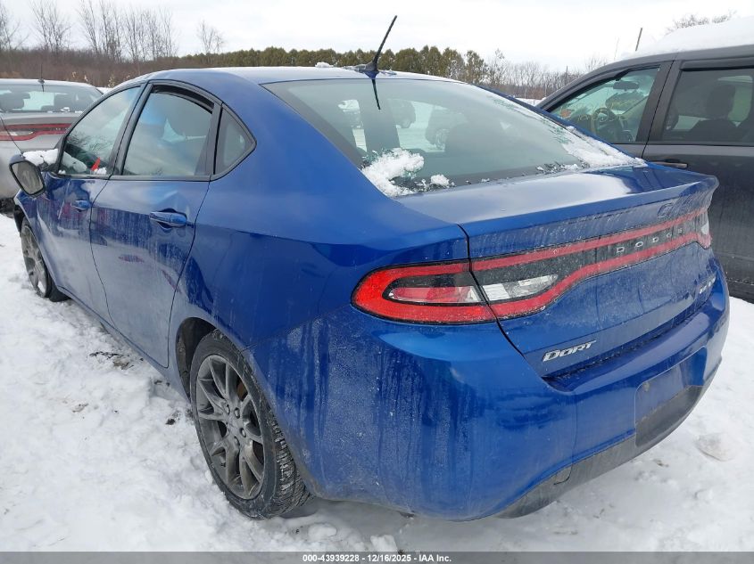 2013 Dodge Dart Sxt VIN: 1C3CDFBA6DD334188 Lot: 43939228