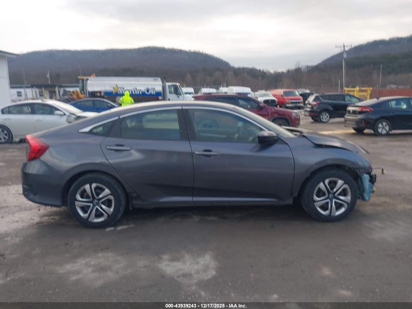 2016 Honda Civic Lx VIN: 19XFC2F50GE224645 Lot: 43939243
