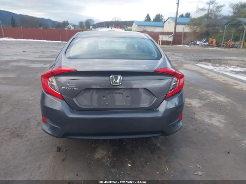 2016 Honda Civic Lx VIN: 19XFC2F50GE224645 Lot: 43939243