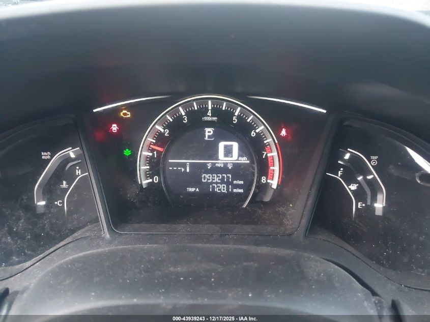 2016 Honda Civic Lx VIN: 19XFC2F50GE224645 Lot: 43939243