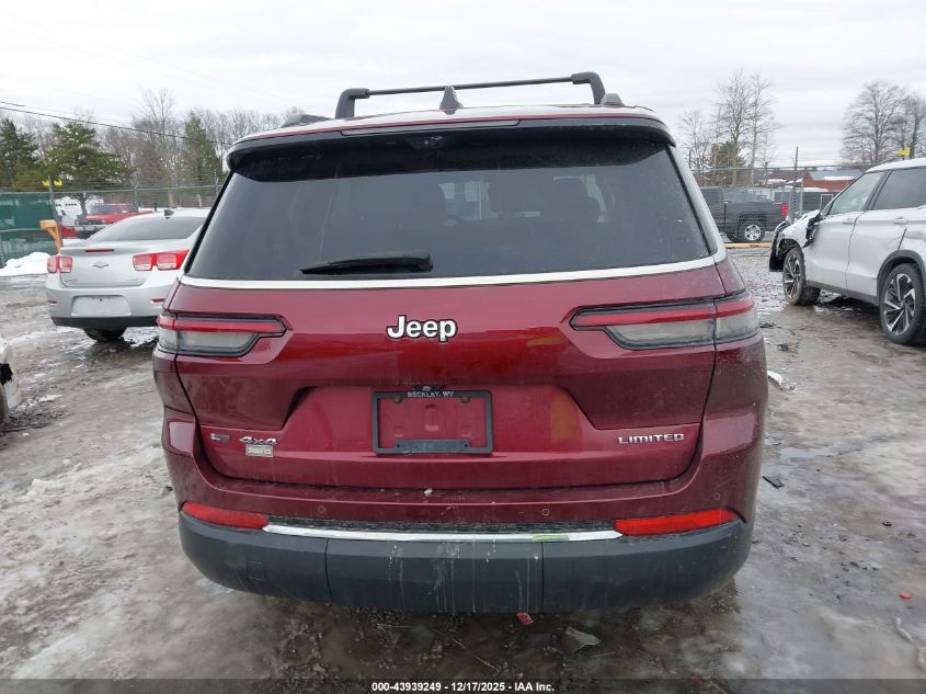 2021 Jeep Grand Cherokee L Limited 4X4 VIN: 1C4RJKBG8M8113387 Lot: 43939249