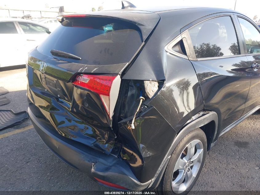 2016 Honda Hr-V Ex VIN: 3CZRU5H55GM737625 Lot: 43939274