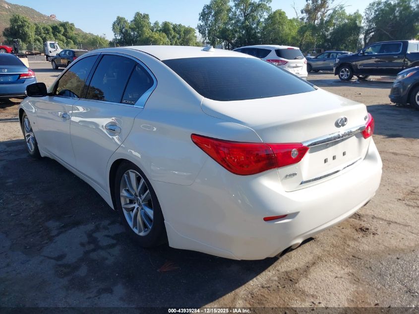 2015 Infiniti Q50 Premium VIN: JN1BV7AR5FM395720 Lot: 43939284