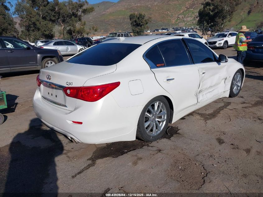 2015 Infiniti Q50 Premium VIN: JN1BV7AR5FM395720 Lot: 43939284