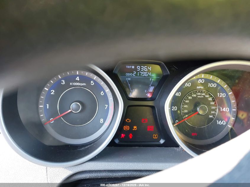 2012 Hyundai Elantra Gls (Ulsan Plant) VIN: KMHDH4AE3CU345625 Lot: 43939287