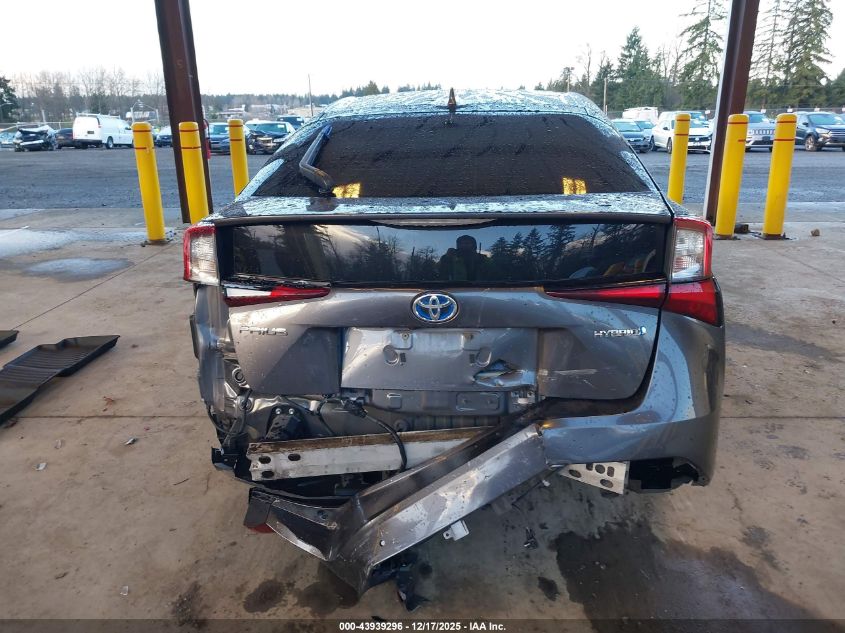 2019 Toyota Prius Le VIN: JTDKARFU7K3084176 Lot: 43939296