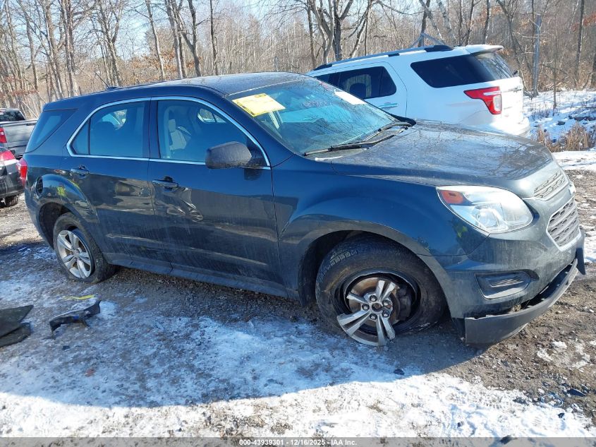 2017 Chevrolet Equinox Ls VIN: 2GNALBEK0H1589110 Lot: 43939301