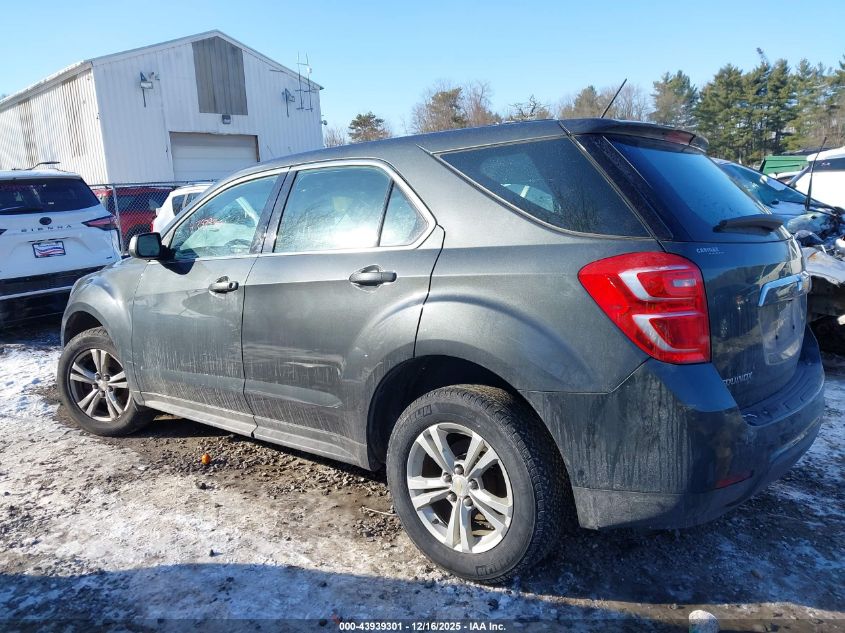 2017 Chevrolet Equinox Ls VIN: 2GNALBEK0H1589110 Lot: 43939301