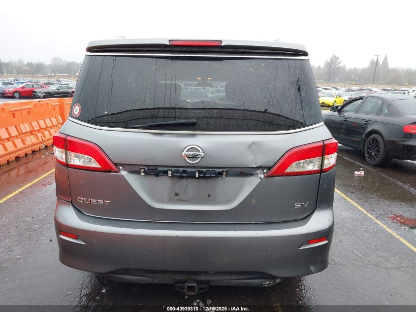 2016 Nissan Quest Platinum/S/Sl/Sv VIN: JN8AE2KP6G9151981 Lot: 43939310