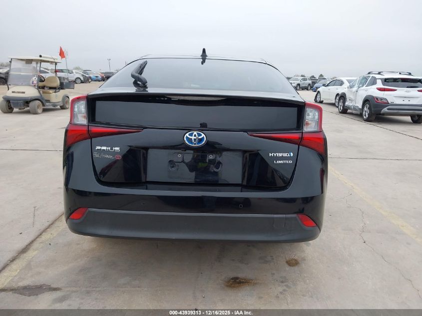 2019 Toyota Prius Limited VIN: JTDKARFU2K3099555 Lot: 43939313
