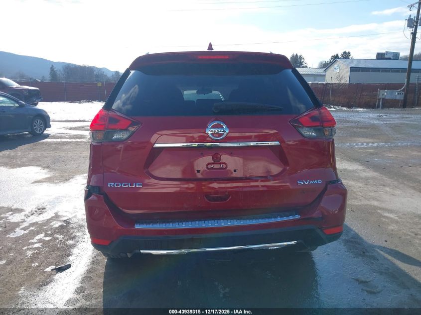 2017 Nissan Rogue Sv VIN: JN8AT2MV3HW005848 Lot: 43939315