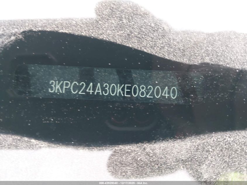 2019 Hyundai Accent Se VIN: 3KPC24A30KE082040 Lot: 43939340