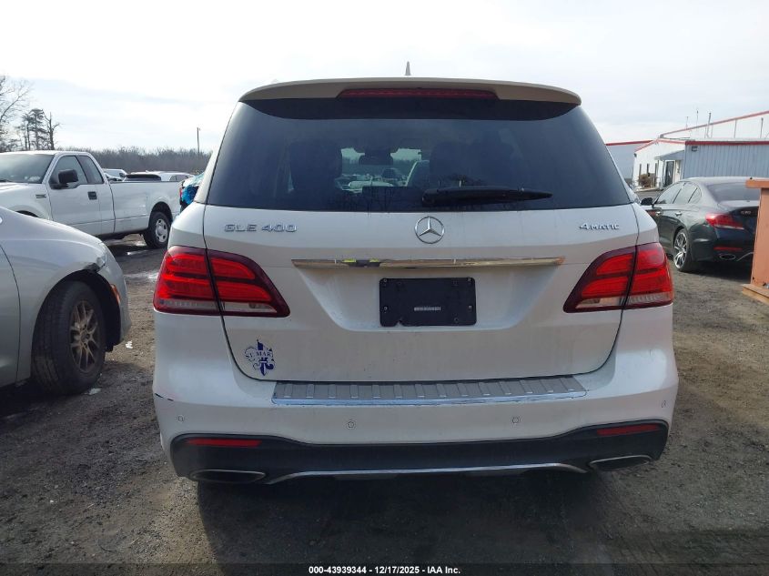 2017 Mercedes-Benz Gle 400 4Matic VIN: 4JGDA5GB9HA840301 Lot: 43939344