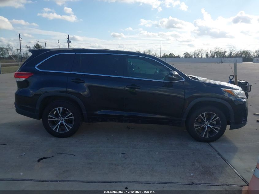 2018 Toyota Highlander Le VIN: 5TDZARFH7JS036272 Lot: 43939360