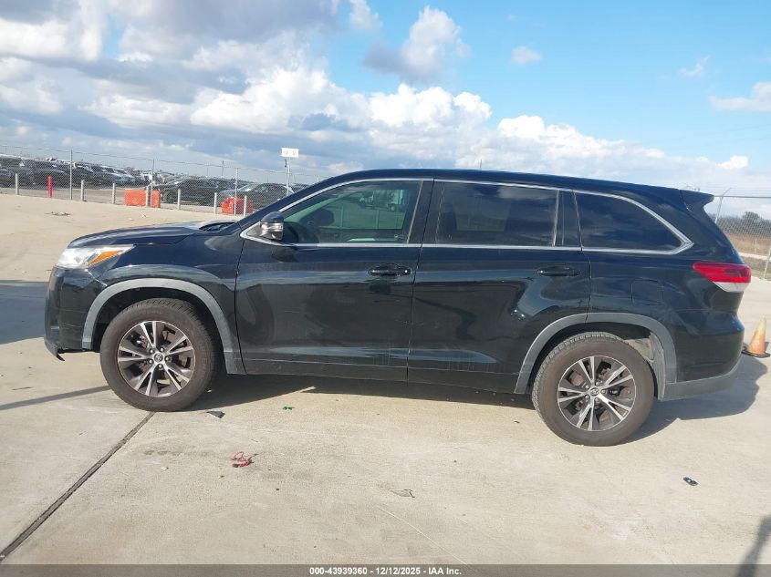2018 Toyota Highlander Le VIN: 5TDZARFH7JS036272 Lot: 43939360