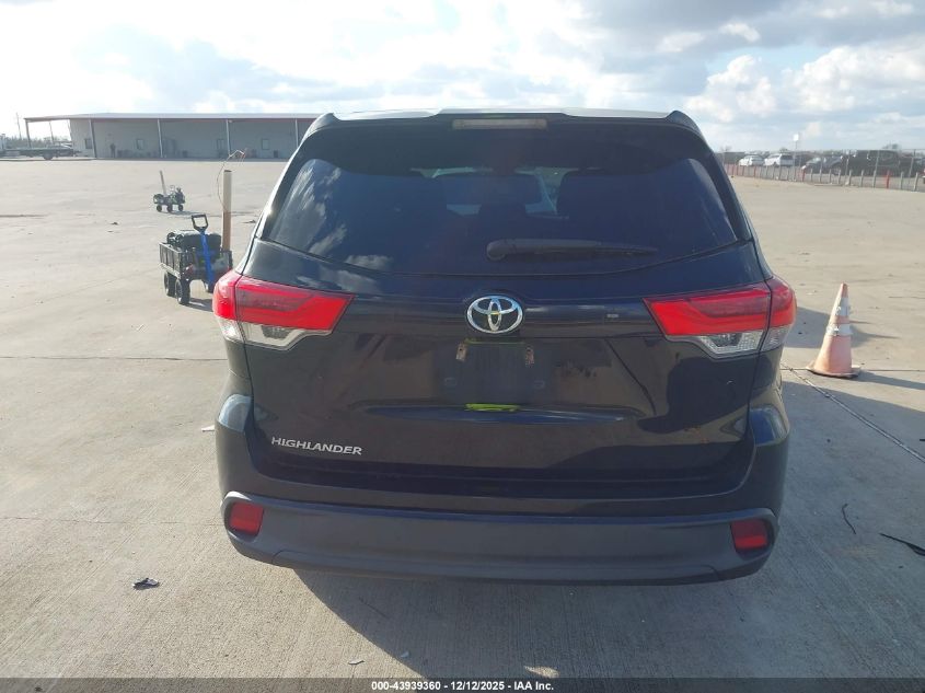 2018 Toyota Highlander Le VIN: 5TDZARFH7JS036272 Lot: 43939360
