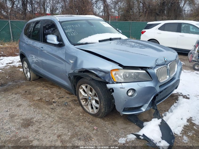 2011 BMW X3 xDrive35I VIN: 5UXWX7C56BL731683 Lot: 43939367
