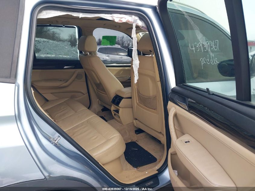 2011 BMW X3 xDrive35I VIN: 5UXWX7C56BL731683 Lot: 43939367