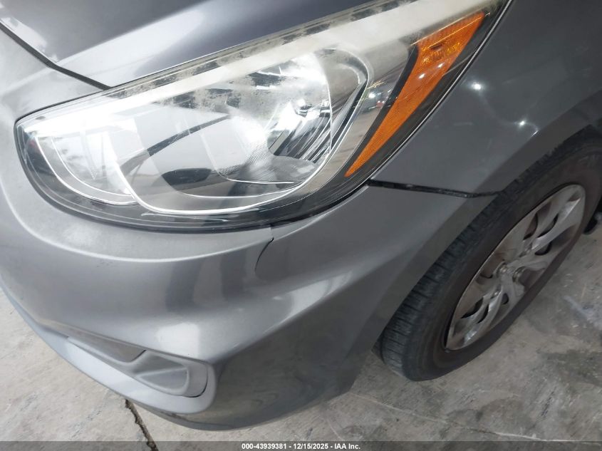 2016 Hyundai Accent Se VIN: KMHCT4AE9GU124305 Lot: 43939381