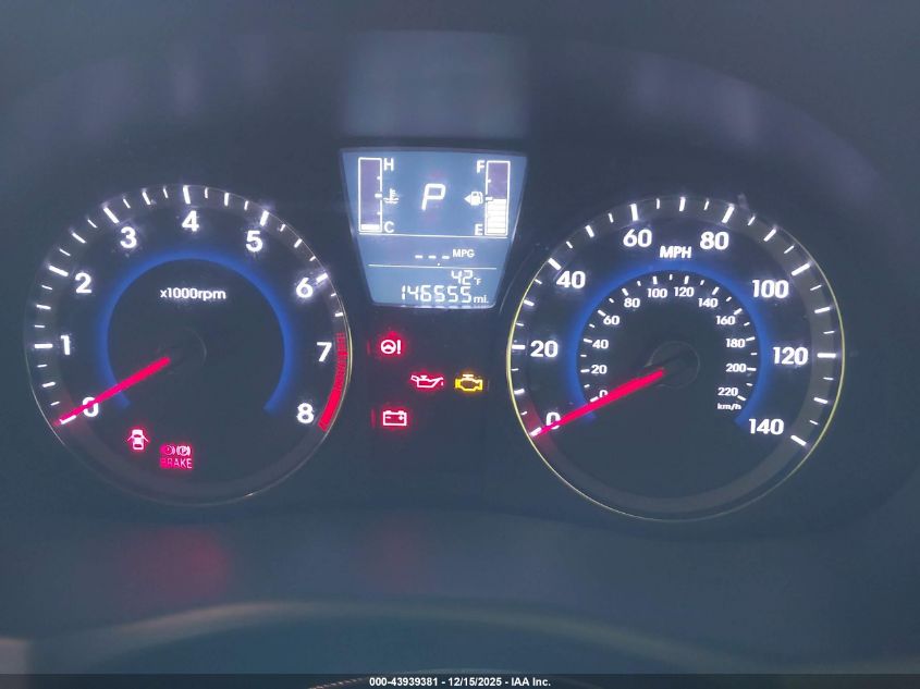 2016 Hyundai Accent Se VIN: KMHCT4AE9GU124305 Lot: 43939381