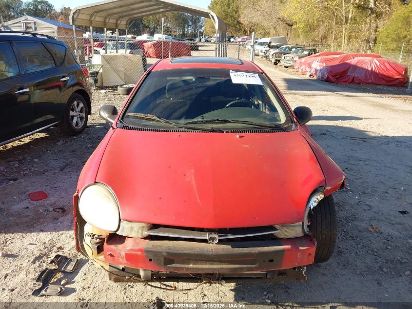 2001 Dodge Neon Se VIN: 1B3ES46C41D154280 Lot: 43939408