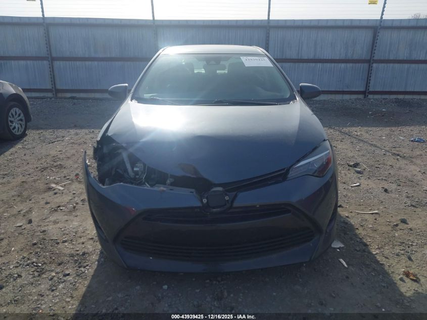 2017 Toyota Corolla Le VIN: 5YFBURHE0HP737833 Lot: 43939425