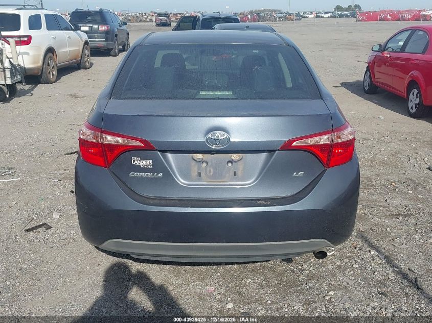 2017 Toyota Corolla Le VIN: 5YFBURHE0HP737833 Lot: 43939425