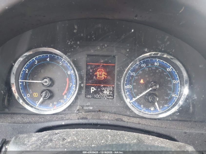 2017 Toyota Corolla Le VIN: 5YFBURHE0HP737833 Lot: 43939425