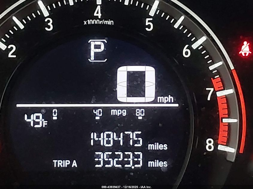 2016 Honda Civic Lx VIN: 19XFC2F54GE228200 Lot: 43939437