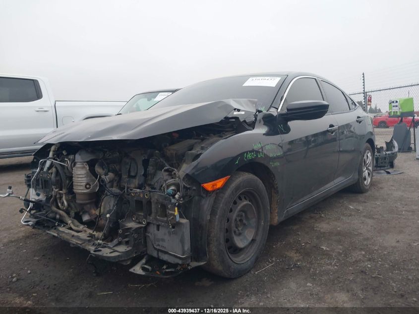 2016 Honda Civic Lx VIN: 19XFC2F54GE228200 Lot: 43939437