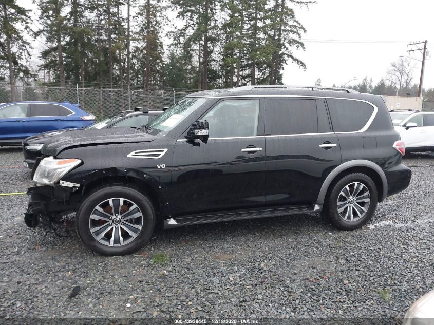 2020 Nissan Armada Sl 4Wd VIN: JN8AY2NC7LX519705 Lot: 43939445