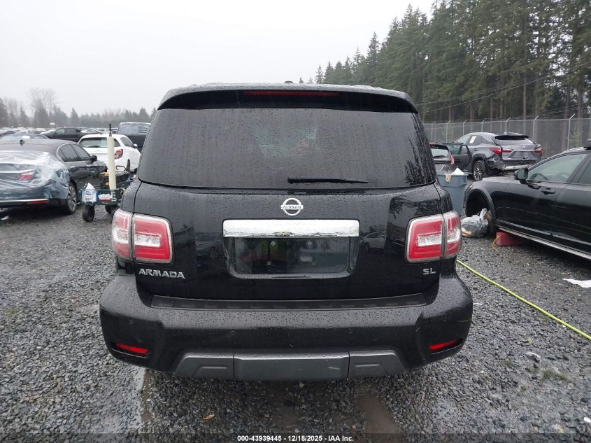 2020 Nissan Armada Sl 4Wd VIN: JN8AY2NC7LX519705 Lot: 43939445