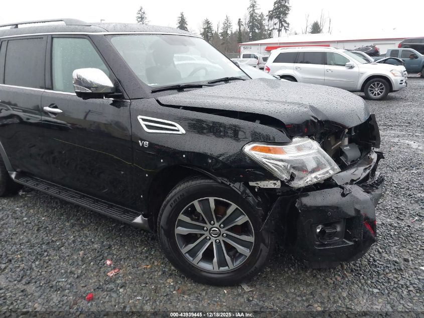 2020 Nissan Armada Sl 4Wd VIN: JN8AY2NC7LX519705 Lot: 43939445
