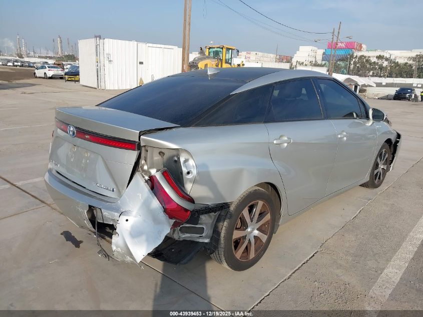 2016 Toyota Mirai VIN: JTDBVRBD9GA000470 Lot: 43939453