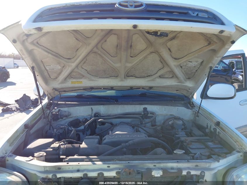 2003 Toyota Sequoia Sr5 V8 VIN: 5TDZT34AX3S203899 Lot: 43939455