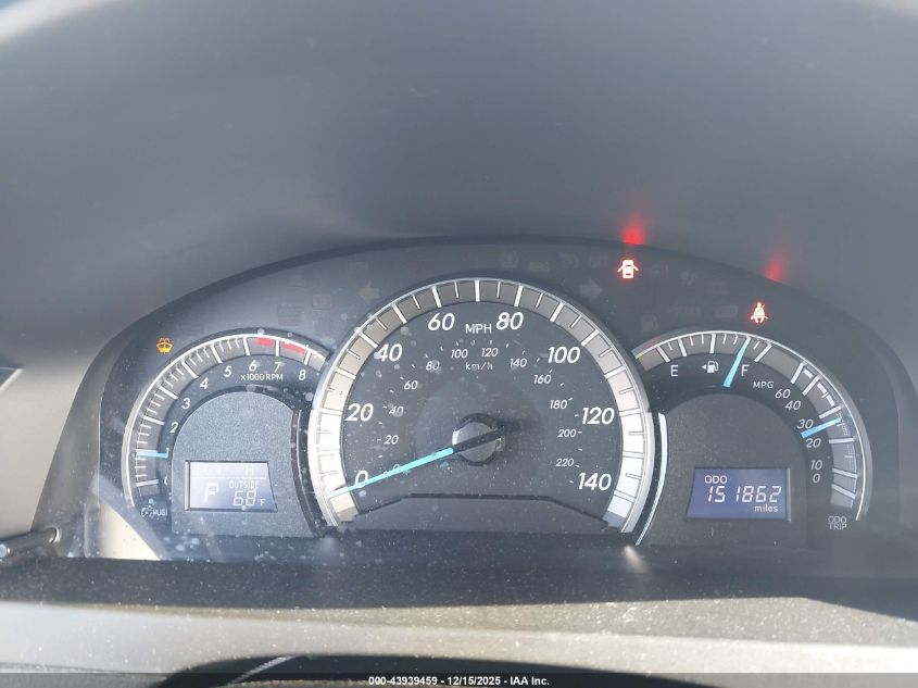 2013 Toyota Camry Se VIN: 4T1BF1FK5DU245859 Lot: 43939459