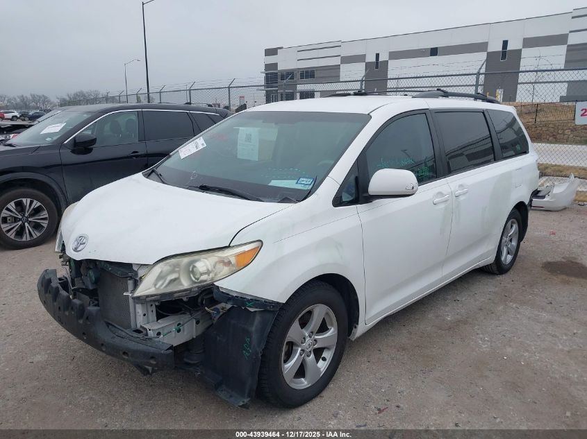 2011 Toyota Sienna Le V6 VIN: 5TDKK3DC2BS091829 Lot: 43939464