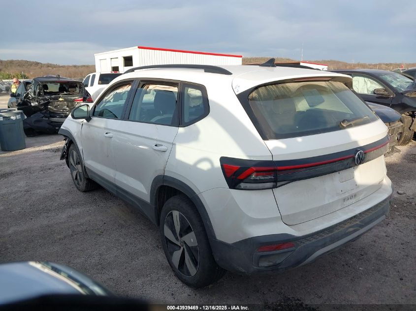 2025 Volkswagen Taos 1.5T S VIN: 3VV8C7B22SM047839 Lot: 43939469