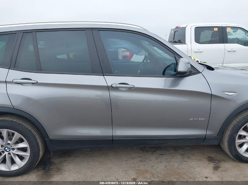 2017 BMW X3 xDrive28I VIN: 5UXWX9C34H0W74095 Lot: 43939470