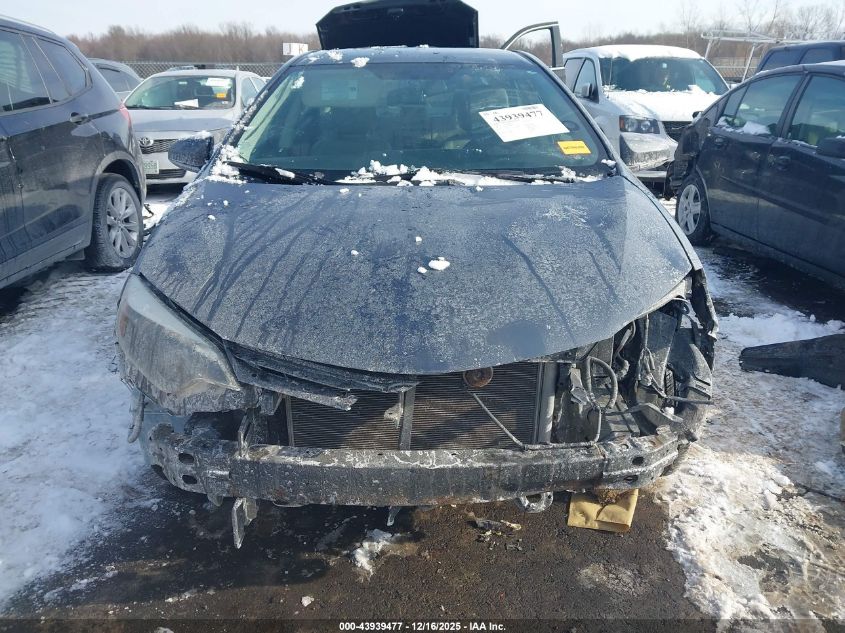 2016 Toyota Corolla Le VIN: 5YFBURHE3GP484182 Lot: 43939477