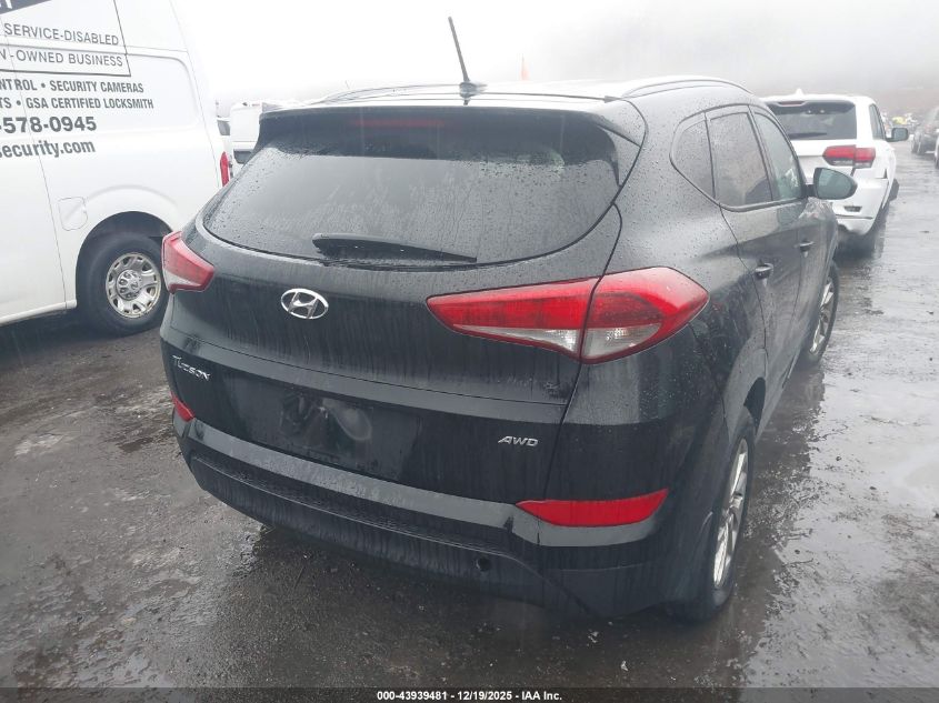 2016 Hyundai Tucson Se VIN: KM8J3CA48GU214411 Lot: 43939481