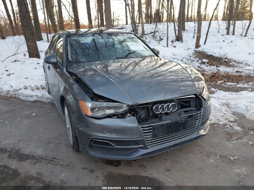 2016 Audi A3 E-Tron 1.4T Premium VIN: WAUUPBFF0GA091891 Lot: 43939495