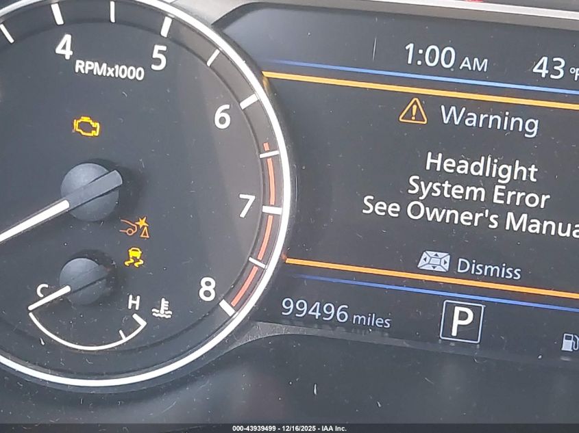 2021 Nissan Altima Sv Fwd VIN: 1N4BL4DV3MN346636 Lot: 43939499