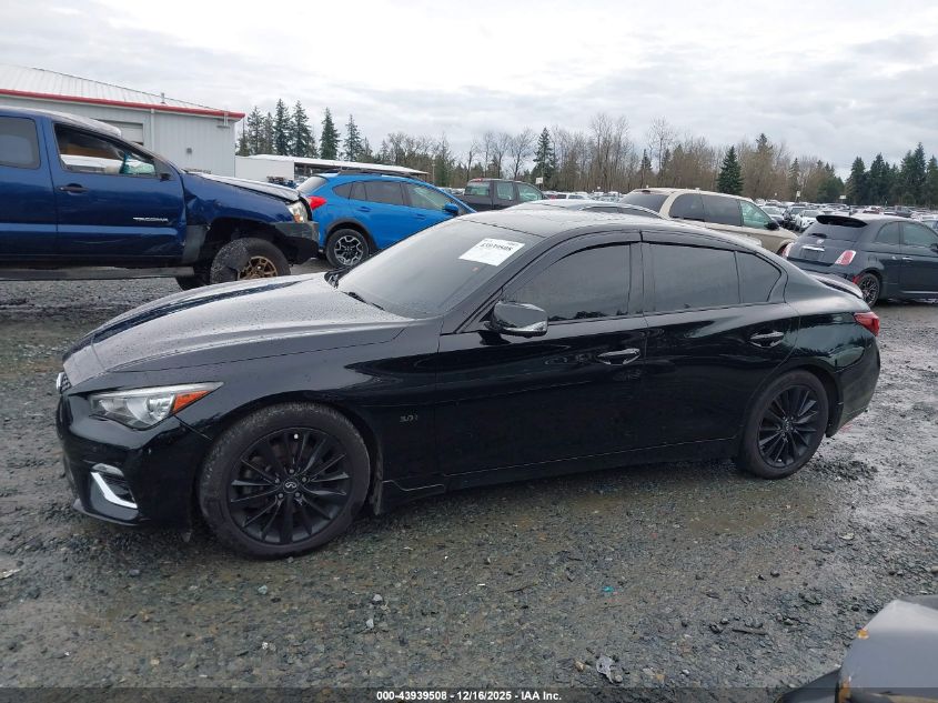 2018 Infiniti Q50 3.0T Luxe VIN: JN1EV7AP3JM352790 Lot: 43939508