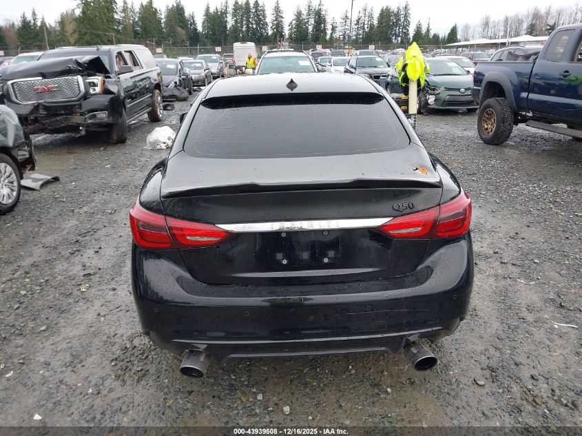 2018 Infiniti Q50 3.0T Luxe VIN: JN1EV7AP3JM352790 Lot: 43939508