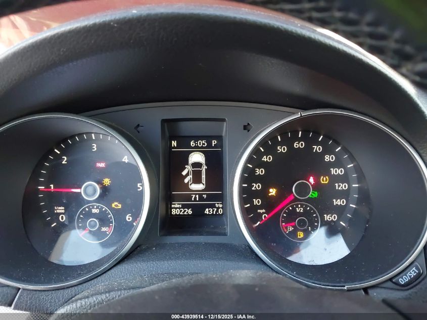 2012 Volkswagen Jetta Sportwagen 2.0L Tdi VIN: 3VWPL7AJ1CM649780 Lot: 43939514