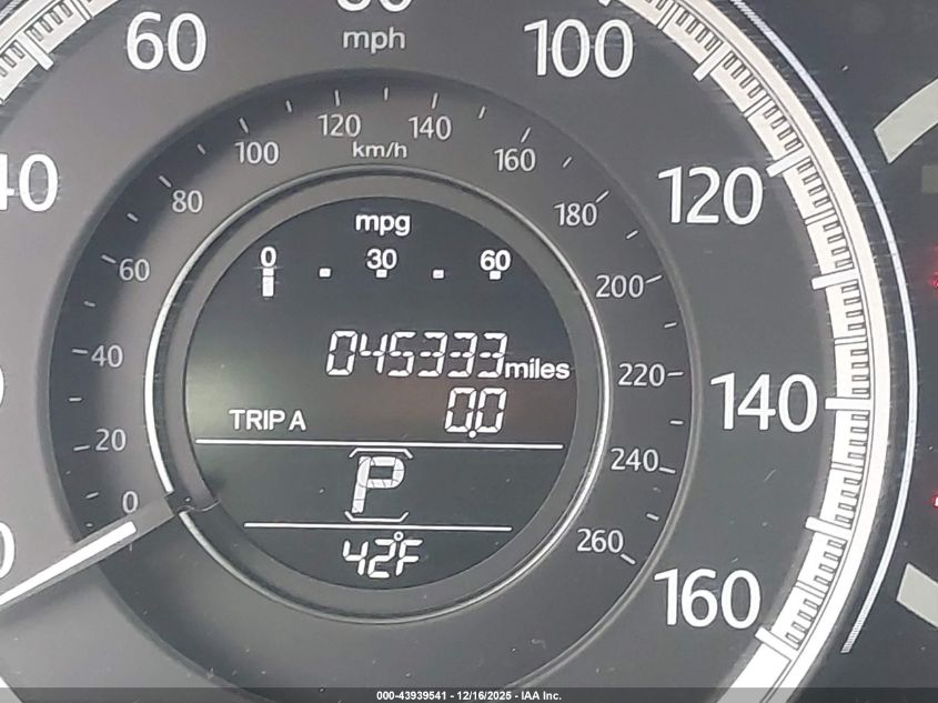 2014 Honda Accord Ex VIN: 1HGCR2F78EA071792 Lot: 43939541