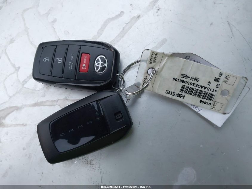 2025 Toyota Camry Xle VIN: 4T1DAACK3SU082105 Lot: 43939551