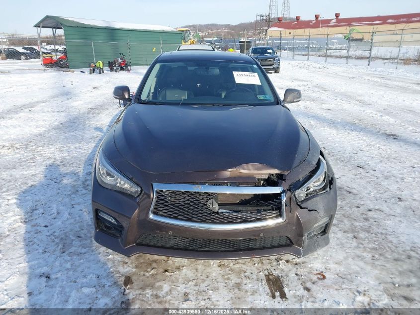2014 Infiniti Q50 Sport VIN: JN1BV7AR8EM681740 Lot: 43939550