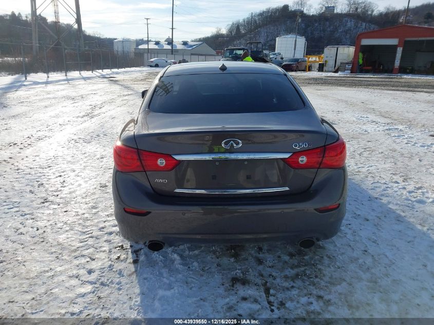 2014 Infiniti Q50 Sport VIN: JN1BV7AR8EM681740 Lot: 43939550